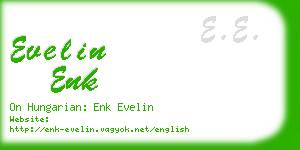 evelin enk business card